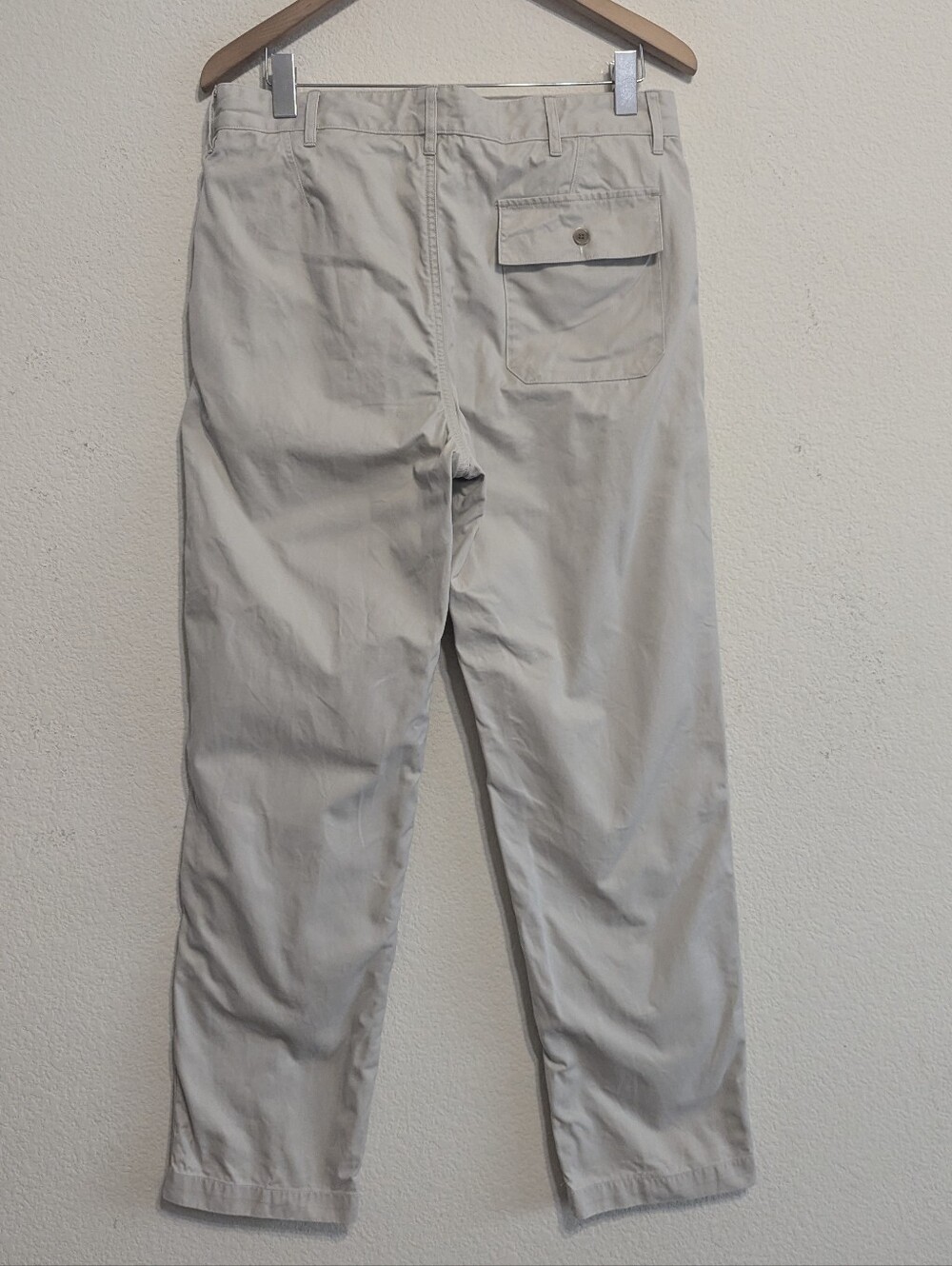 Outerknown Pants 32 x 29 Mens Straight Fit Twill Button Fly Utility Chino Tan - Picture 3 of 9